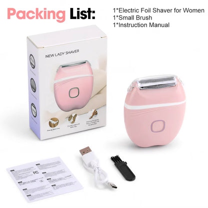 3-in-1 Rechargeable Electric Foil Shaver & Bikini Trimmer for Women